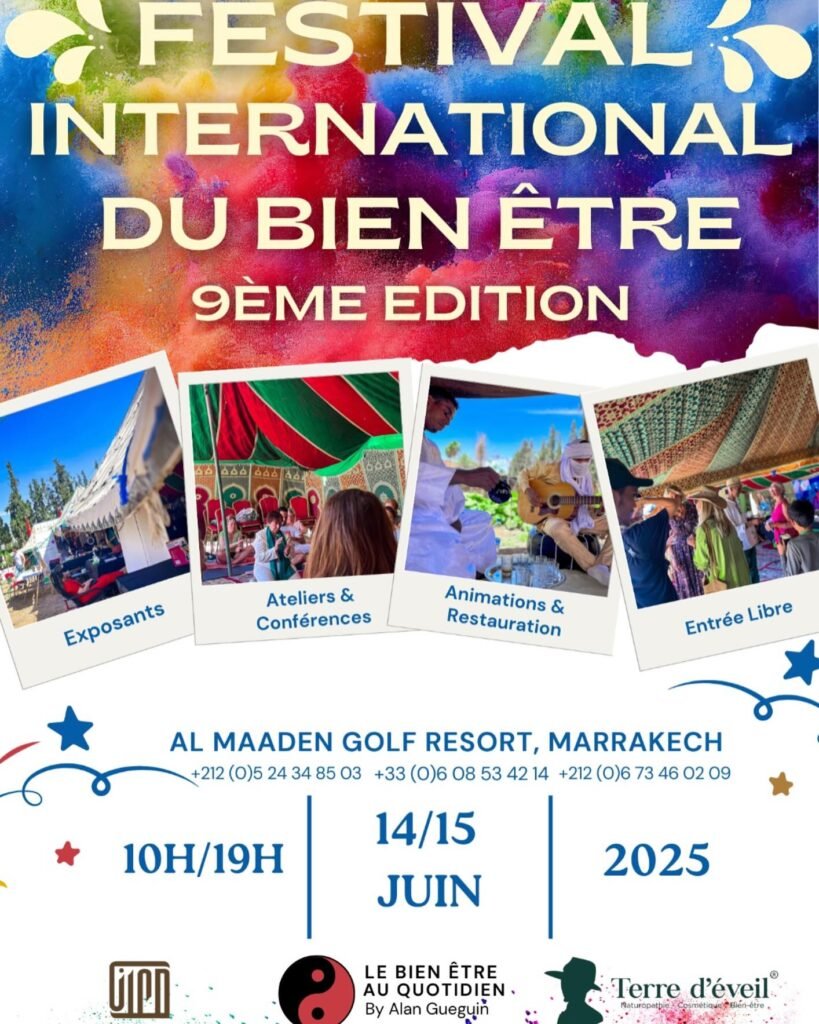Affiche du festival international du bien être 2025